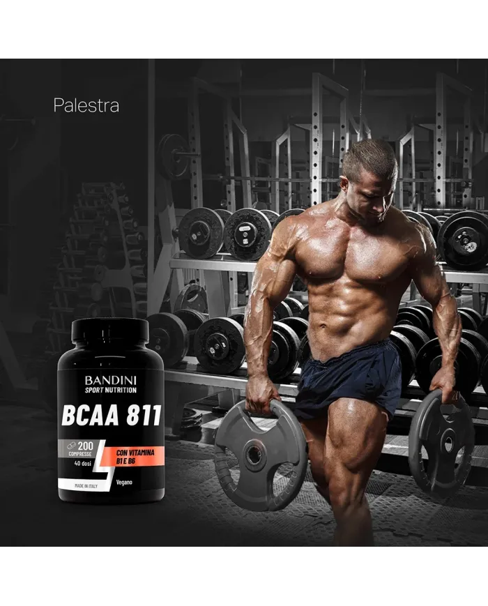 BCAA 8.1.1 200 compresse - Integratore per lo Sport con B1 e B6