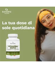 Vitamina D3 e K2 - 365 compresse per le Ossa ed i Denti
