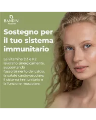 Vitamina D3 e K2 - 365 compresse per le Ossa ed i Denti