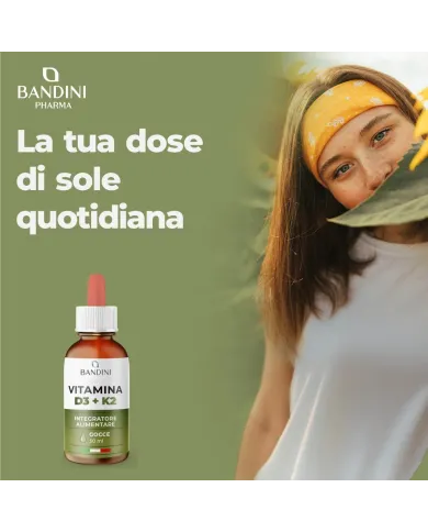 Vitamina D3 K2 liquida 30 ml migliora la coagulazione del sangue