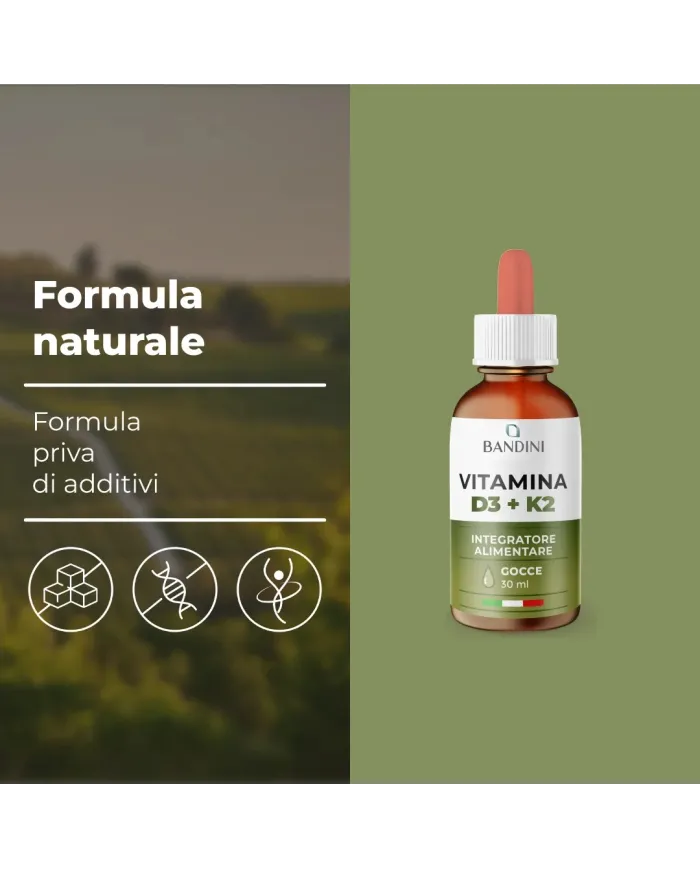 Vitamina D3 K2 liquida 30 ml migliora la coagulazione del sangue