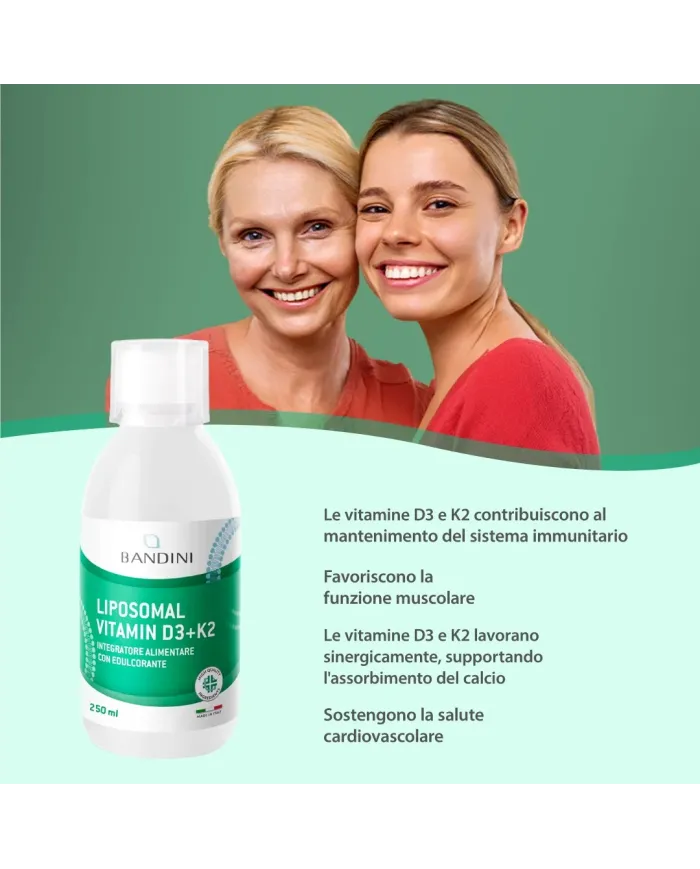 Bandini® - D3 K2 Liposomiale Liquida ad Alta Biosponibilità