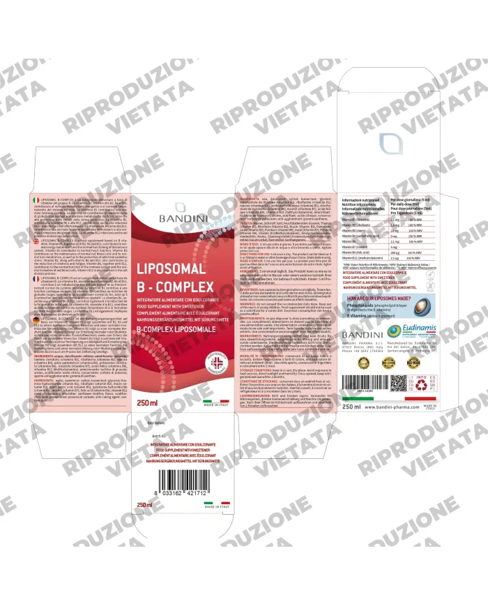 Bandini® - Vitamina B Complex Liposomiale 250ml