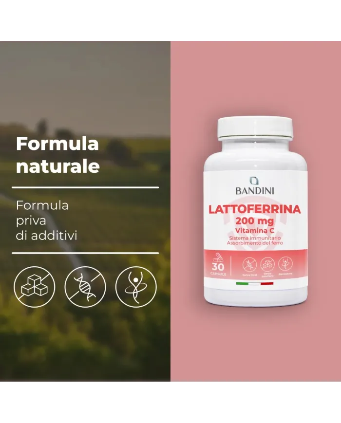 Lattoferrina 30 capsule - Antiossidante per il sistema immunitario