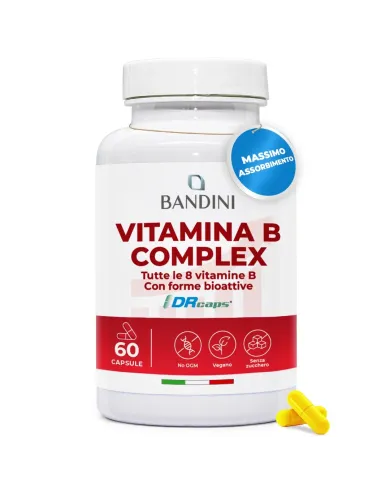 Vitamina B Complex 60 capsule 100% vegan & No OGM