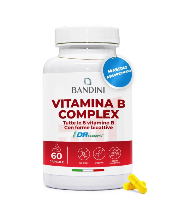 Vitamina B Complex 60 capsule 100% vegan & No OGM
