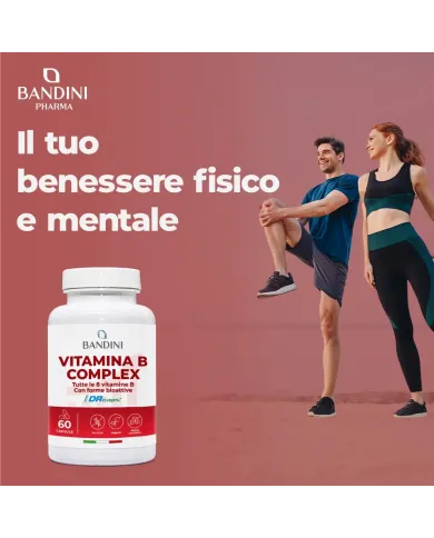 Vitamina B Complex 60 capsule 100% vegan & No OGM