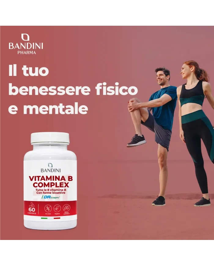Vitamina B Complex 60 capsule 100% vegan & No OGM