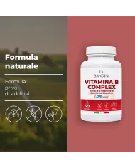 Vitamina B Complex 60 capsule 100% vegan & No OGM