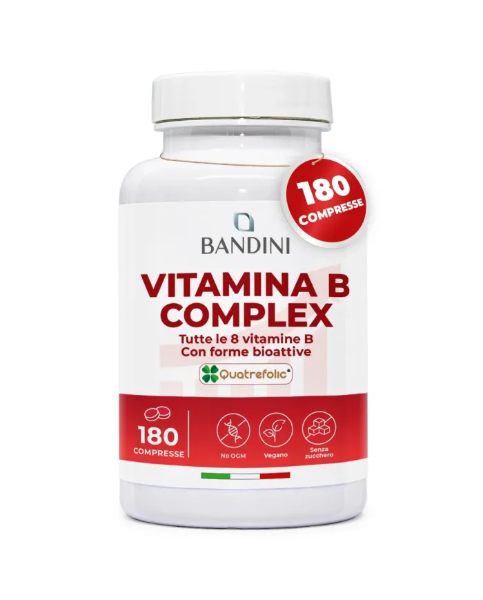 Vitamina B Complex 180 compresse - Contro lo stress ossidativo
