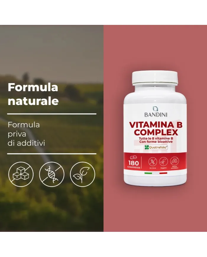 Vitamina B Complex 180 compresse - Contro lo stress ossidativo