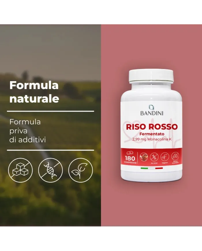 Riso Rosso Fermentato da lievito 180 compresse | Monacolina K