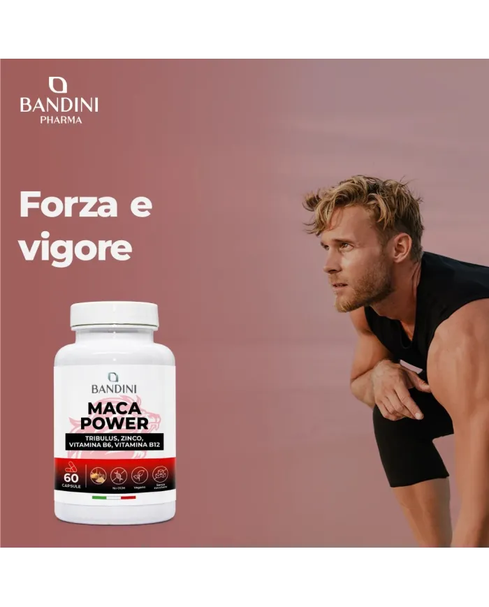 Maca Power da 60 capsule - Tonico che riduce la stanchezza
