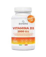 Vitamin D3 2000 I.U. 200 Tablets (6 months) - For Bones & Teeth