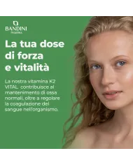 Vitamina K2 | 400 Compresse | Vit K2 Italiana per Ossa normali