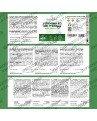 Vitamin K2 MK-7 400 tablets | Vit K2 MK7 | Bones maintenance