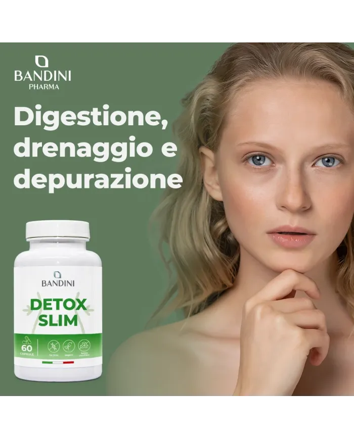 Detox Slim 60 Capsule - Drenante, Antiossidante & Depurativo