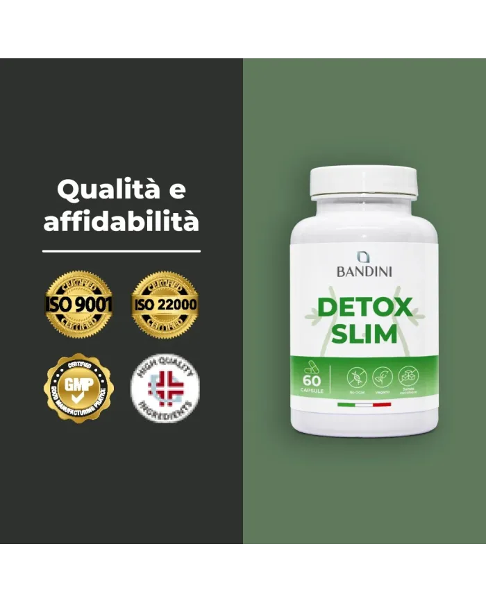 Detox Slim 60 Capsule - Drenante, Antiossidante & Depurativo