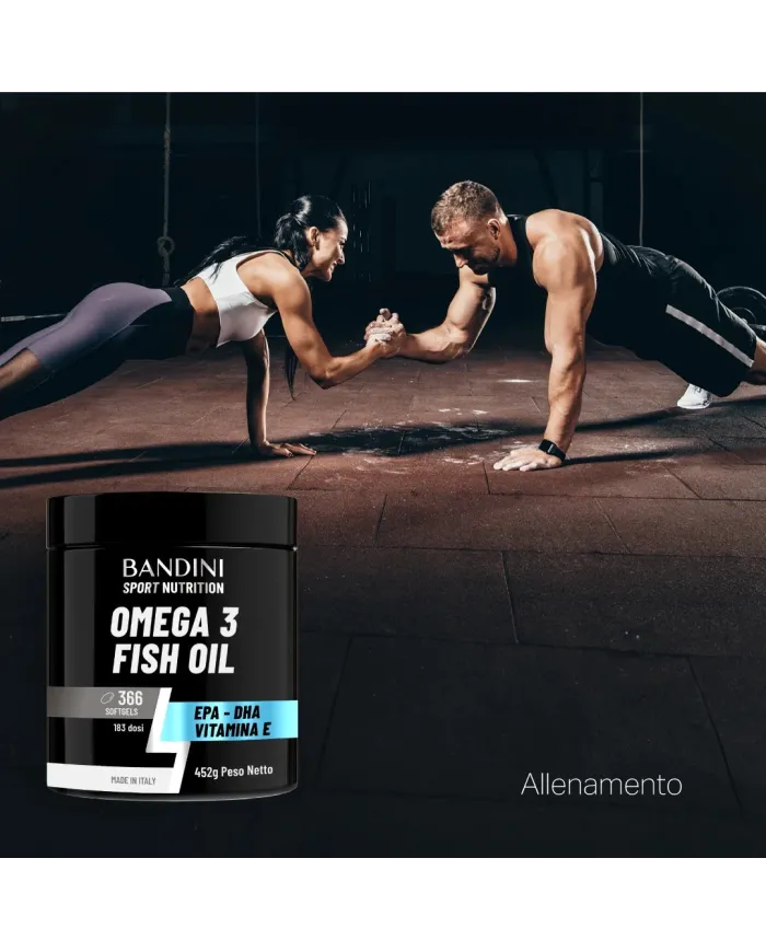 Omega 3 366 Softgels - Olio di Pesce per la funzione celebrale