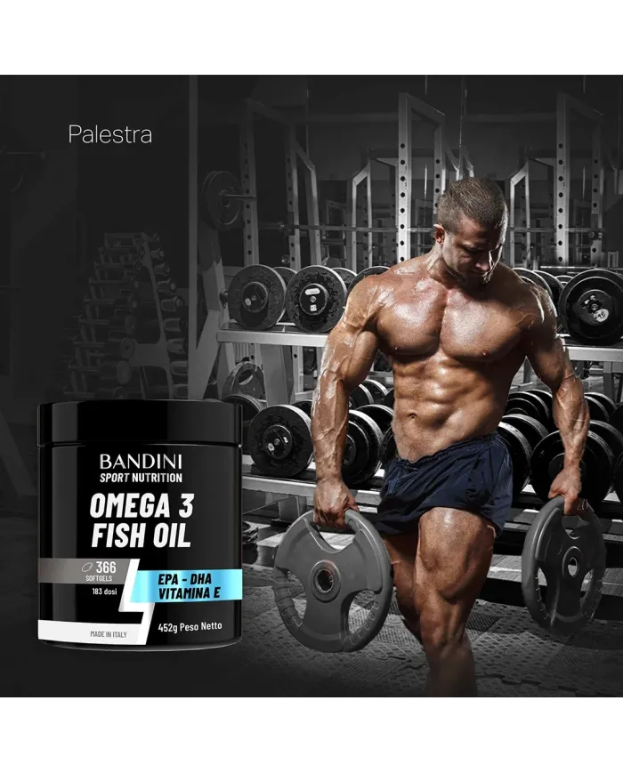 Omega 3 366 Softgels - Olio di Pesce per la funzione celebrale