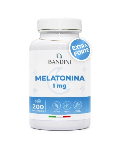 Melatonina Pura 200 Compresse - Forte per Dormire e Jet Lag