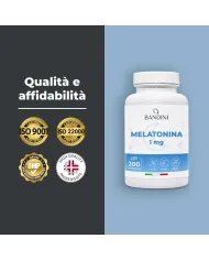 Melatonina Pura 200 Compresse - Forte per Dormire e Jet Lag