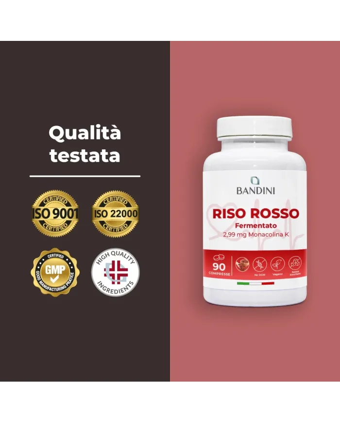 Riso Rosso con Monacolina K 90 compresse