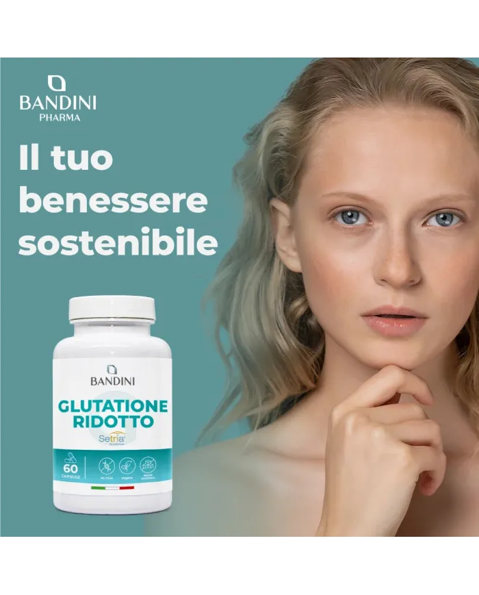 Glutatione Setria® 60 Capsule - Antiossidante Fegato & Anti Age
