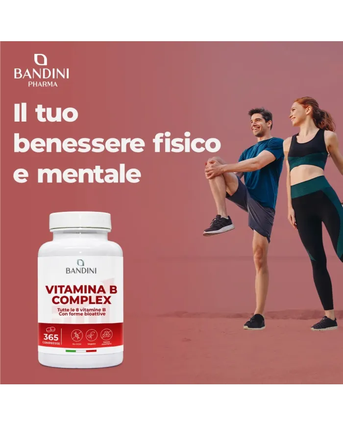 Vitamina B Complex 365 compresse 100% vegano & No OGM