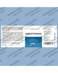 Melatonina Pura 400 Compresse - Forte per Dormire e Jet Lag