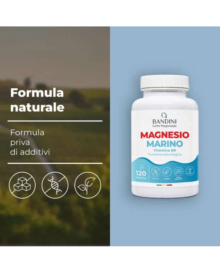 Magnesio Marino - Combatte la stanchezza e riduce lo stress