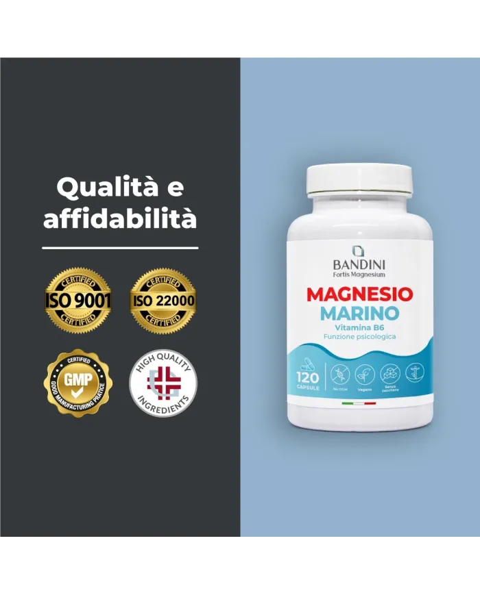 Magnesio Marino - Combatte la stanchezza e riduce lo stress