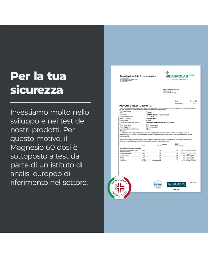 Magnesio completo in polvere - Rimedio stress e ansia - Stitichezza