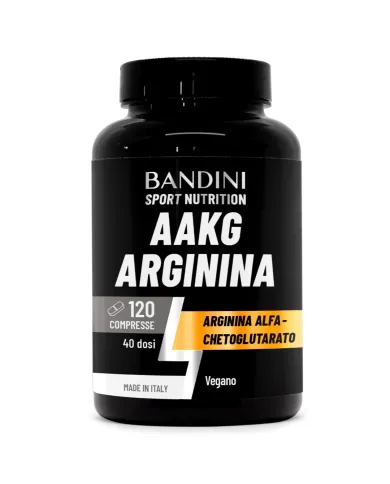 AAKG -120 Compresse - Pre workout potente per sportivi adulti