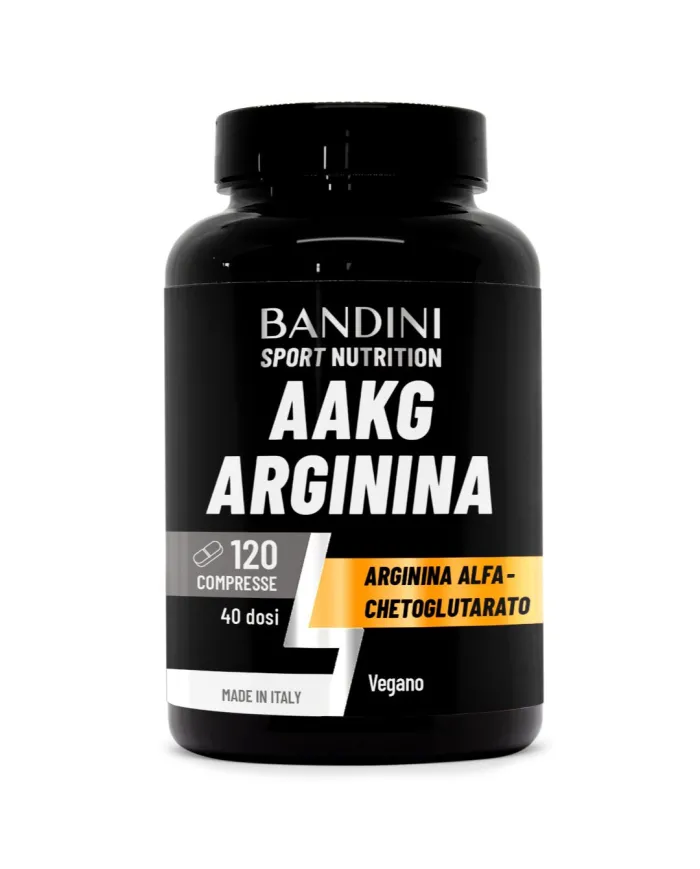 AAKG -120 Compresse - Pre workout potente per sportivi adulti