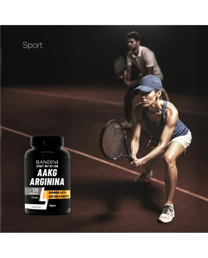 AAKG -120 Compresse - Pre workout potente per sportivi adulti