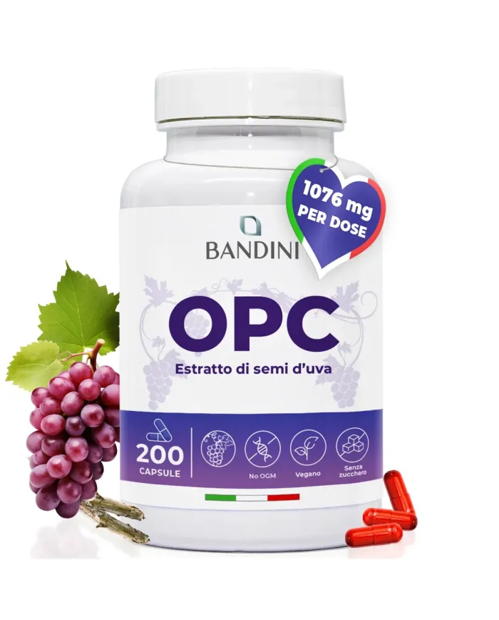 OPC 200 capsule uva europea - Antiossidante & antinfiammatorio
