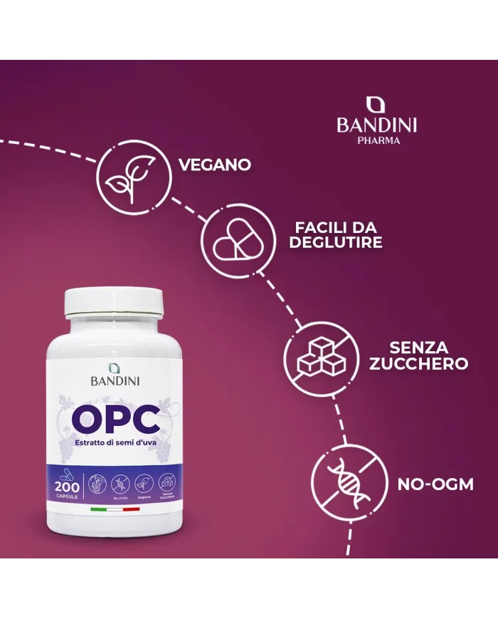OPC 200 capsules European grape - Antioxidant, anti-inflammatory