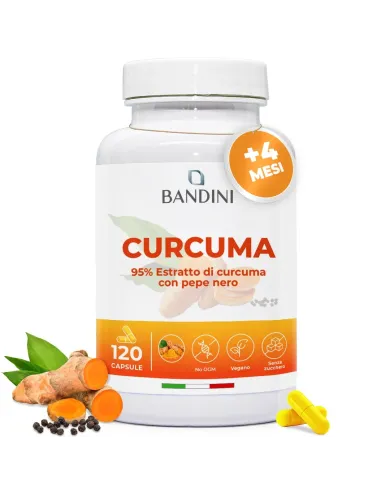 Curcuma 120 capsule antinfiammatorio dolori mestruali ed articolari