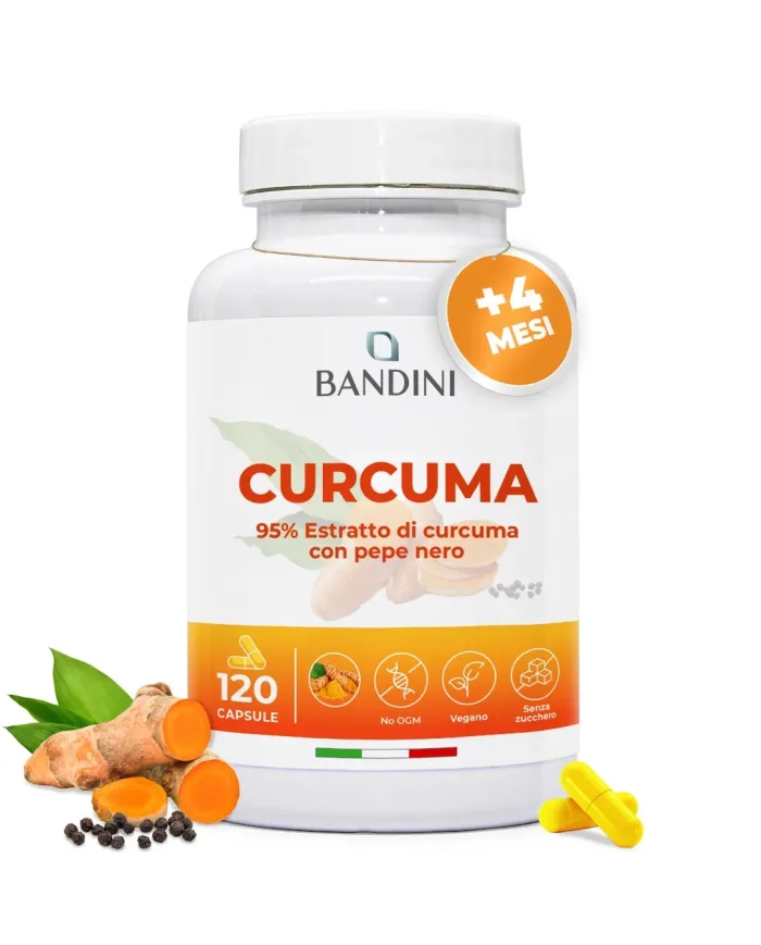 Turmeric 120 capsules - Anti-inflammatory, menstrual & joint pain