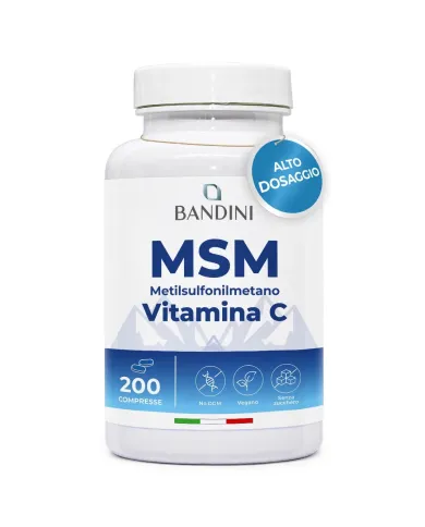 MSM 200 Compresse - Crescita dei capelli & Pelle ed Unghie sane