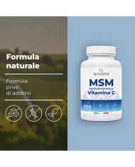 MSM 200 Compresse - Crescita dei capelli & Pelle ed Unghie sane