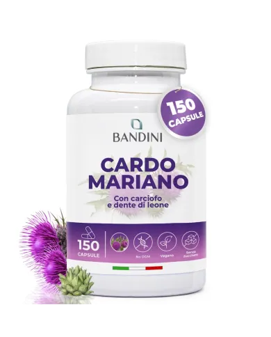 Cardo Mariano 150 capsule - Fegato sano - Diuretico e digestivo