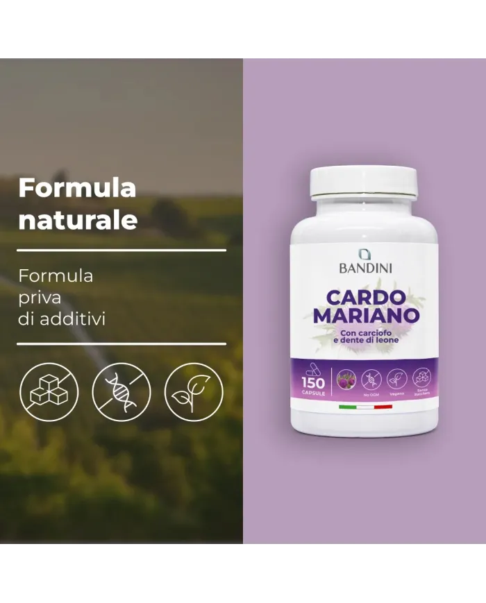 Cardo Mariano 150 capsule - Fegato sano - Diuretico e digestivo