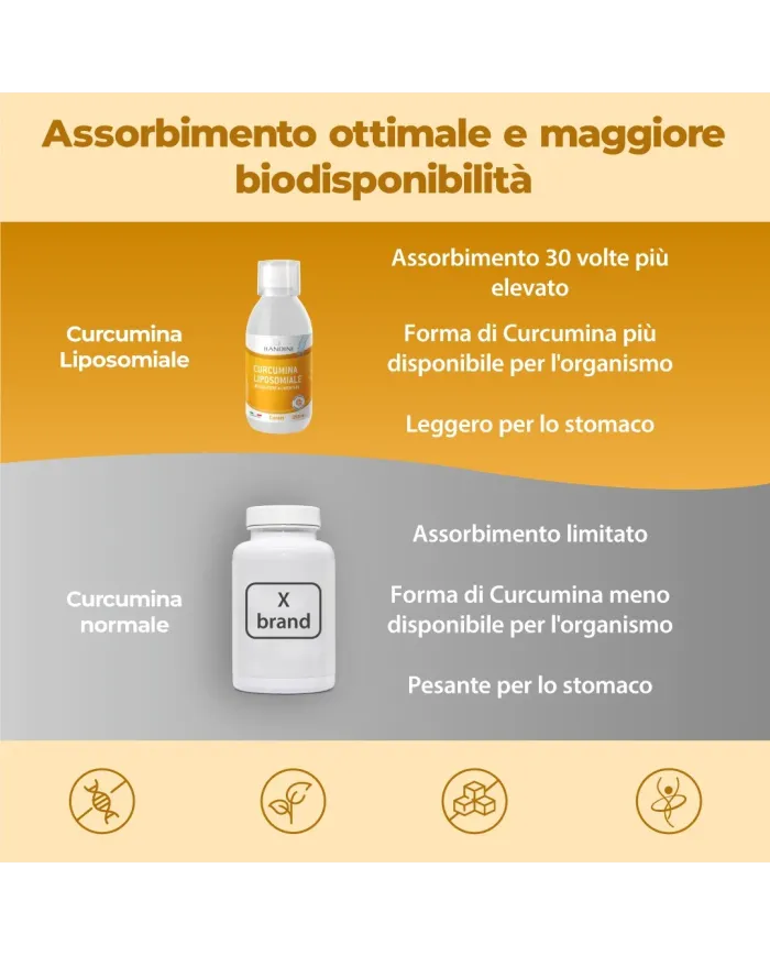 Curcumina liposomiale liquida da 250ml