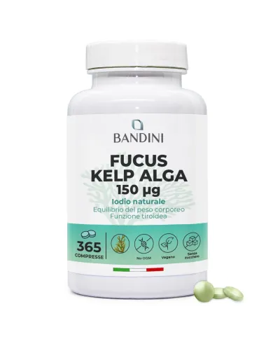 Fucus Kelp Algae 150mcg in compresse fonte di Iodio