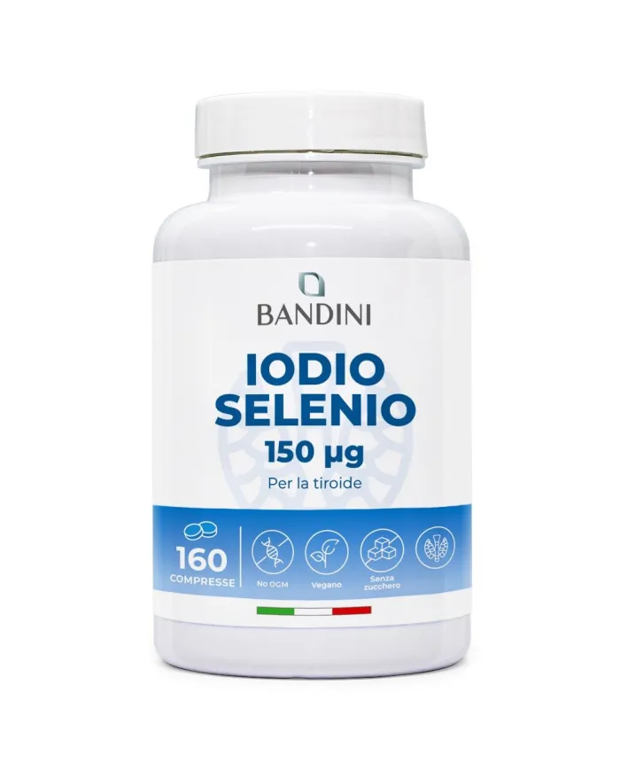 Iodio con Selenio 150 mcg compresse per la Tiroide