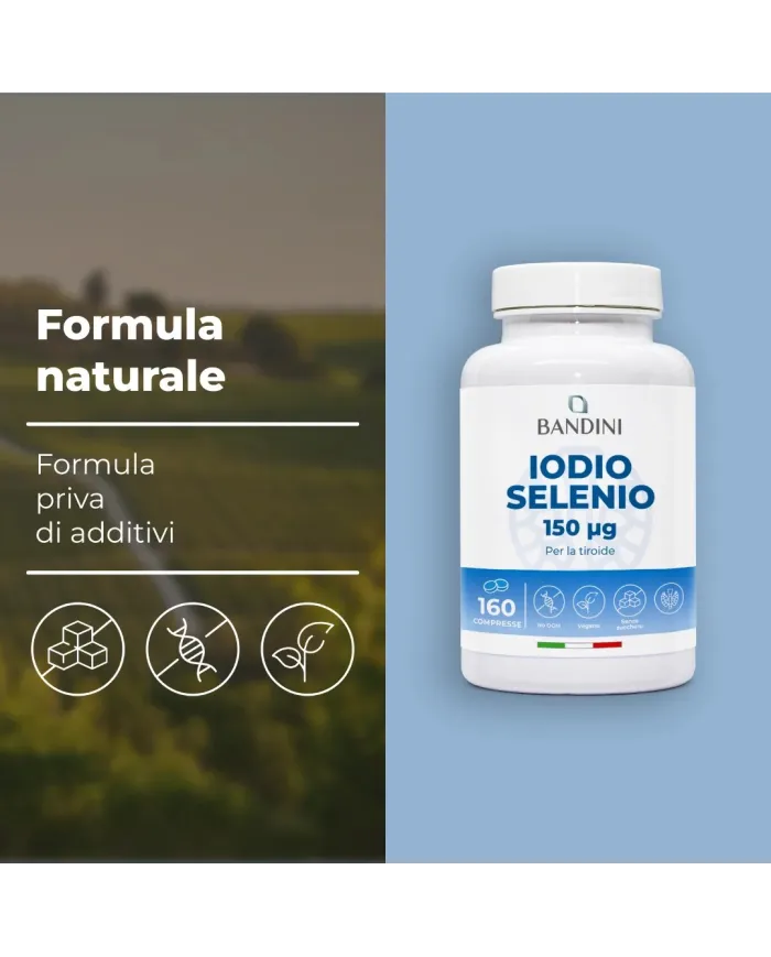 Iodine with Selenium 150 mcg tablets for the Thyroid