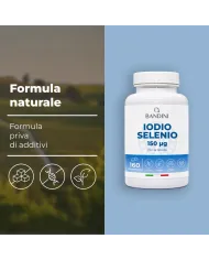 Iodio con Selenio 150 mcg compresse per la Tiroide