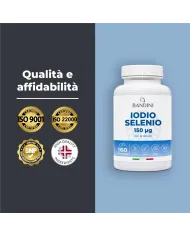 Iodio con Selenio 150 mcg compresse per la Tiroide